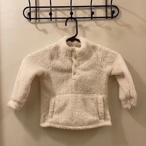 Baby Gap Sherpa Sweatshirt White Size 3